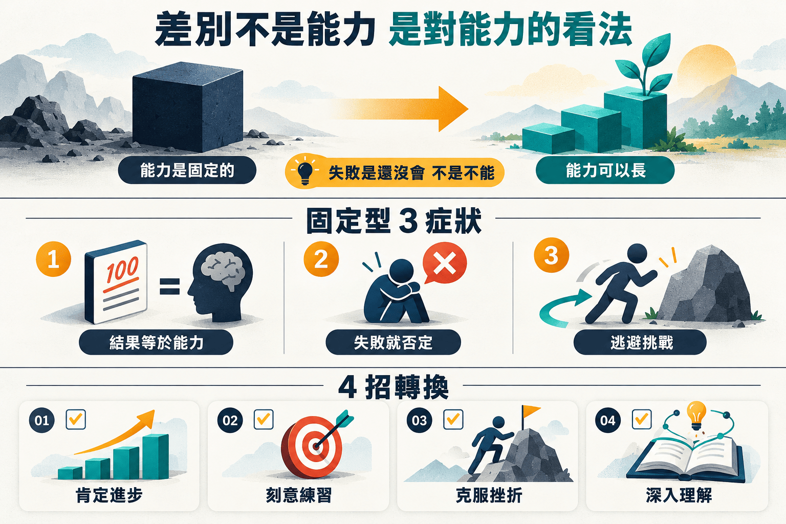 【21天閱讀寫作挑戰】終身成長：從個人經驗到學習成功策略，掌握成長型思維的關鍵！