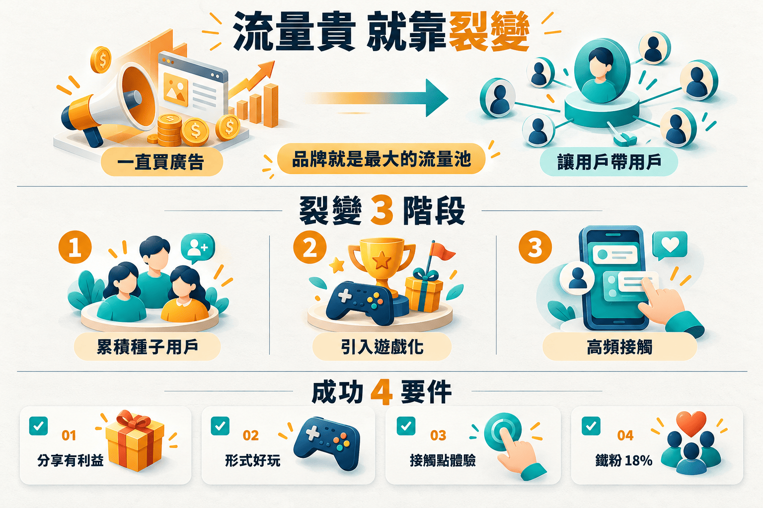 【21天閱讀寫作挑戰】流量池：實現客戶增量的關鍵策略，打造裂變行銷！