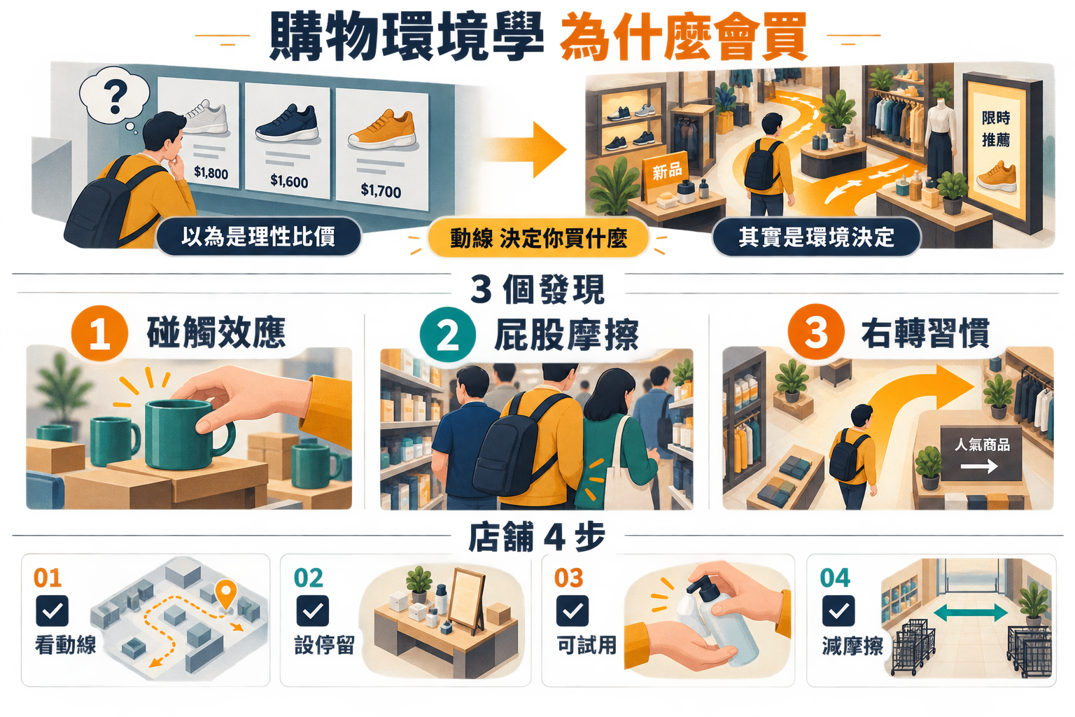 【21天閱讀寫作挑戰】顧客為什麼購買:購物環境學與心理學,提升消費體驗的關鍵理論!