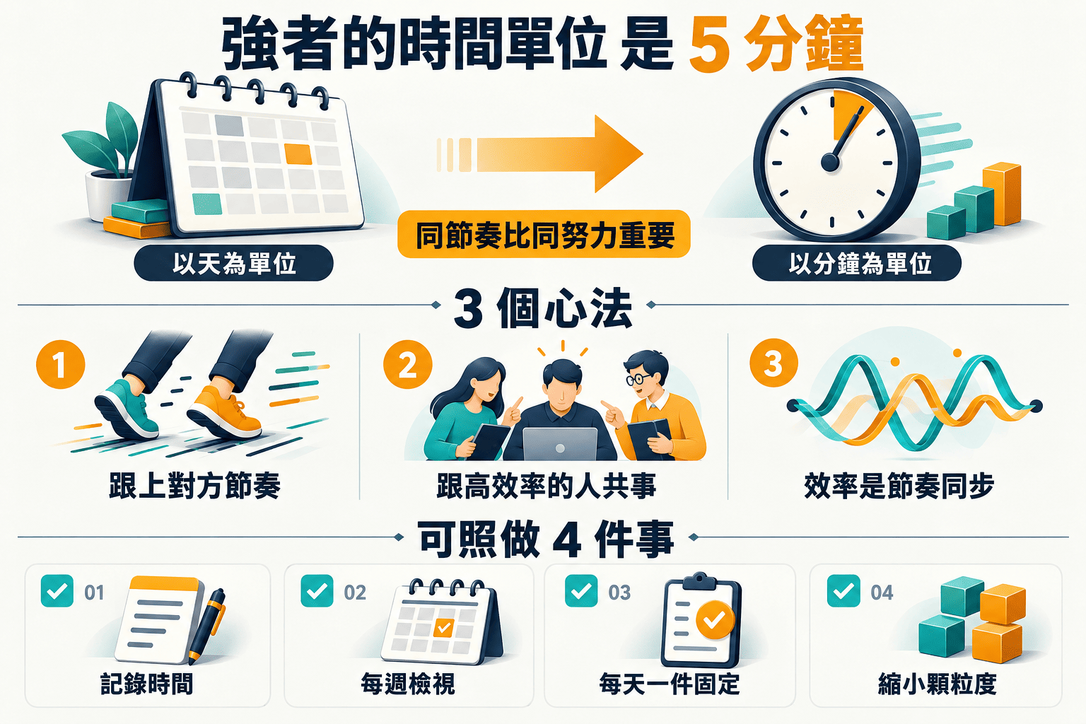 【思維升級】想變強，先改變你的時間單位