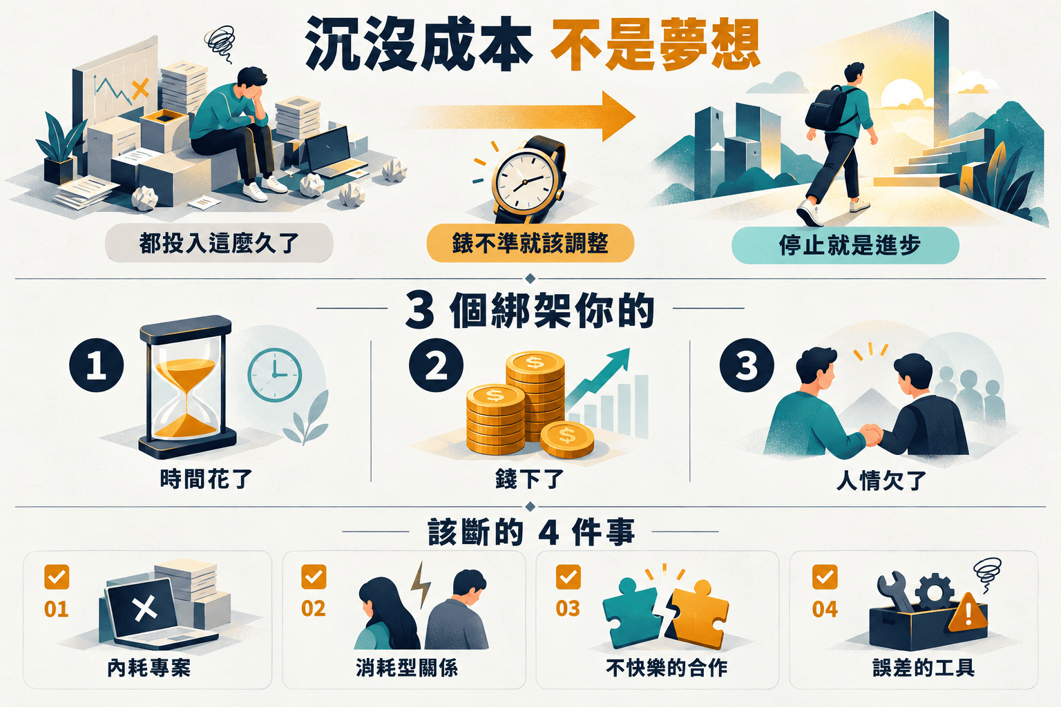 【思維升級】勇敢做出人生斷捨離