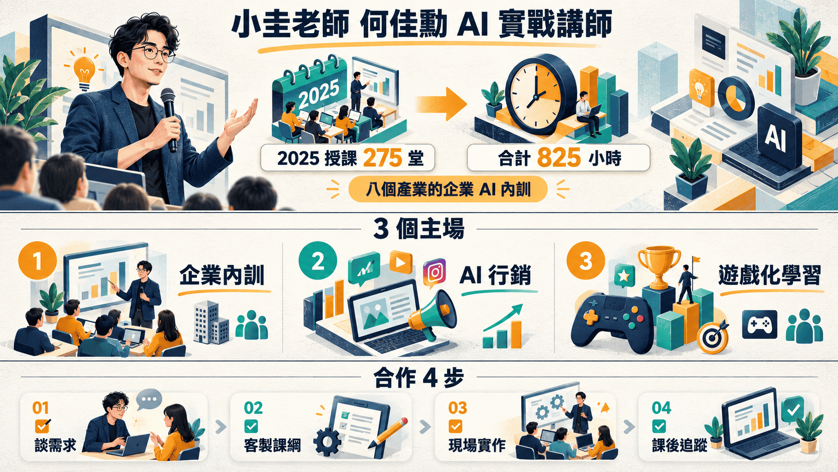 小圭老師 何佳勳|AI 實戰講師、企業 AI 內訓