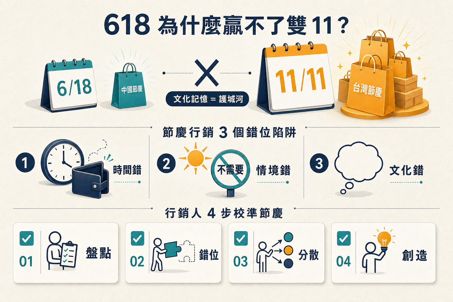 【行銷觀點】618 大促前夕:為什麼年中購物節在台灣從來沒贏過雙 11?— 節慶行銷的 3 個錯位陷阱