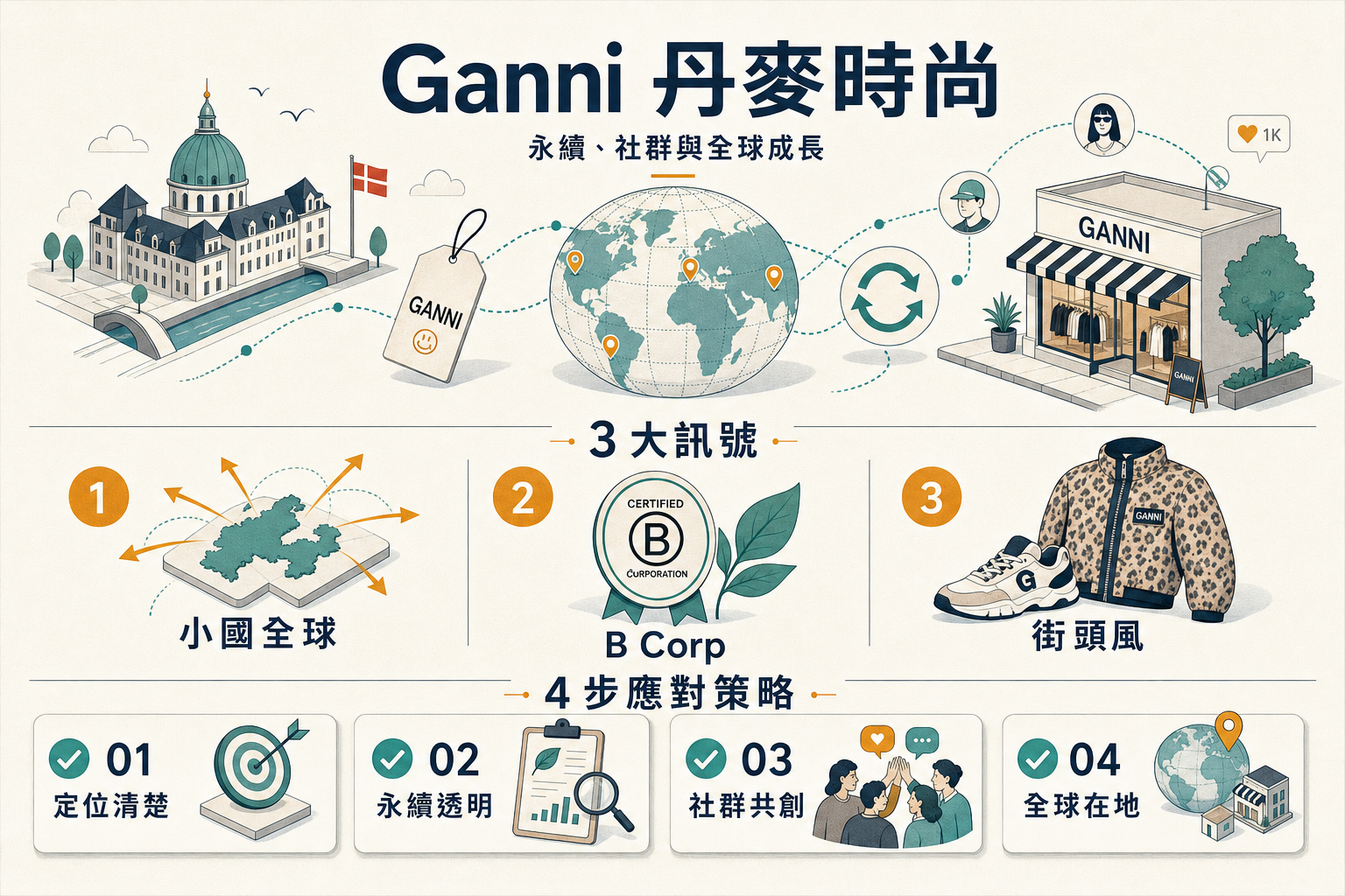 Ganni 25 年 3 億歐元 丹麥千禧時尚 3 訊號資訊圖