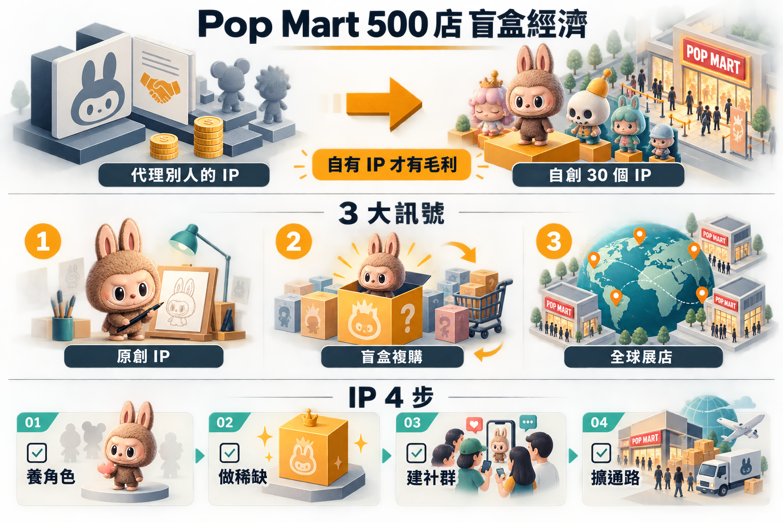 【行銷觀點】Pop Mart 泡泡瑪特全球擴店突破 500 家 盲盒經濟品牌 IP 化的 3 大訊號