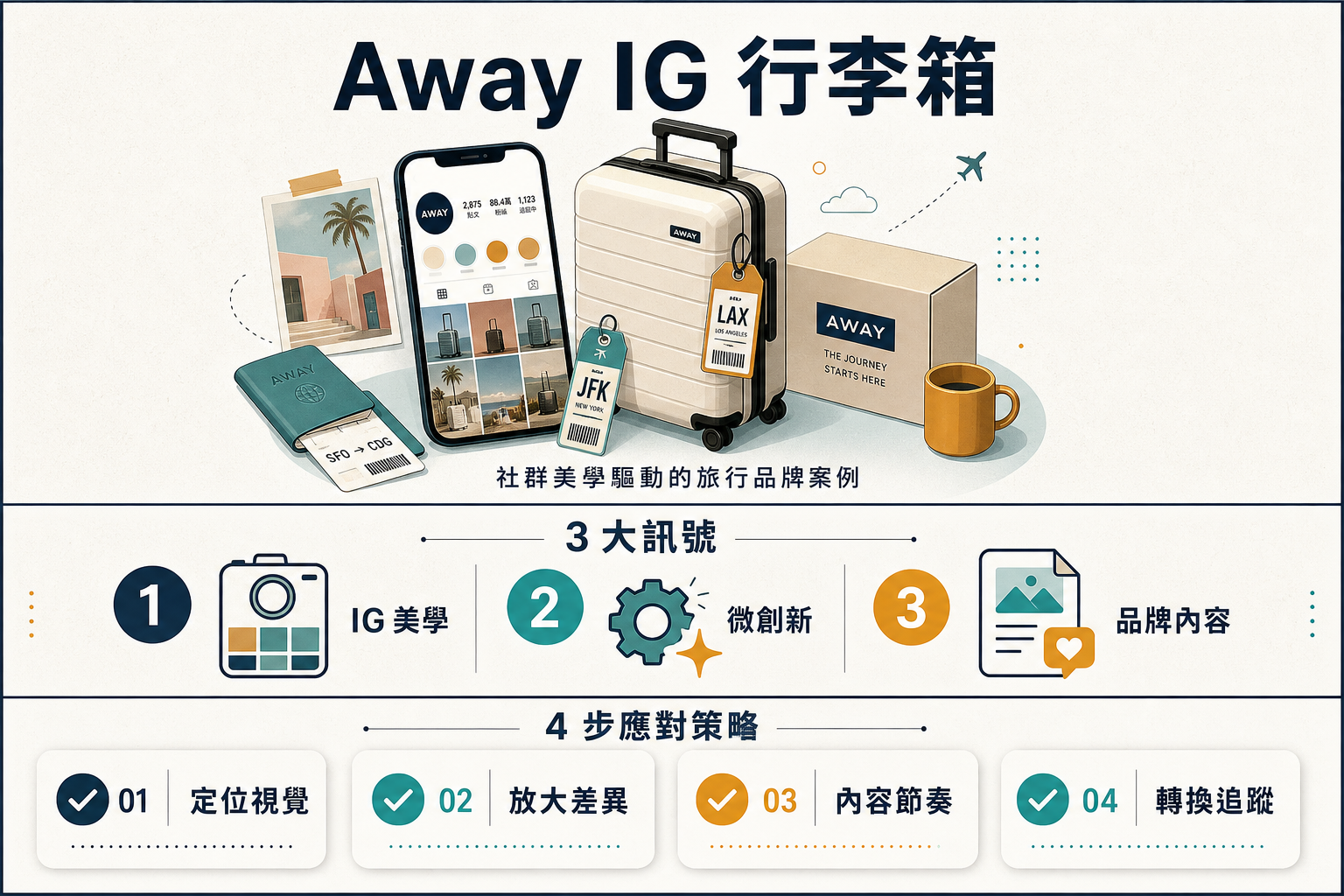 Away DTC 行李箱 3 訊號資訊圖