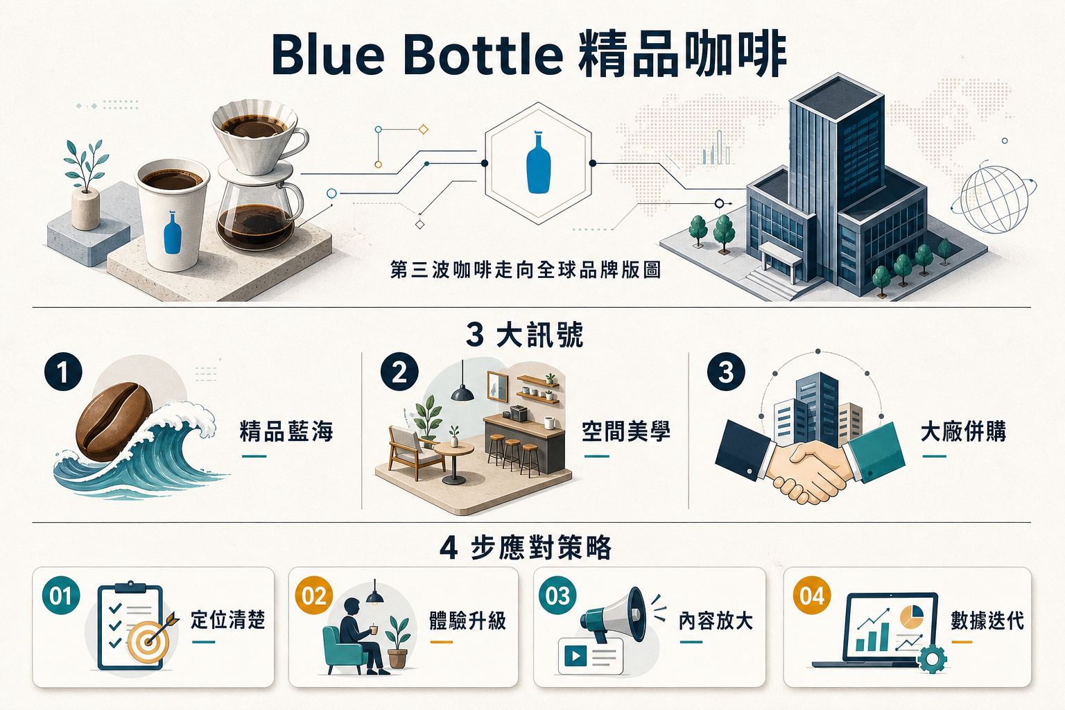 Blue Bottle 精品咖啡 3 訊號資訊圖