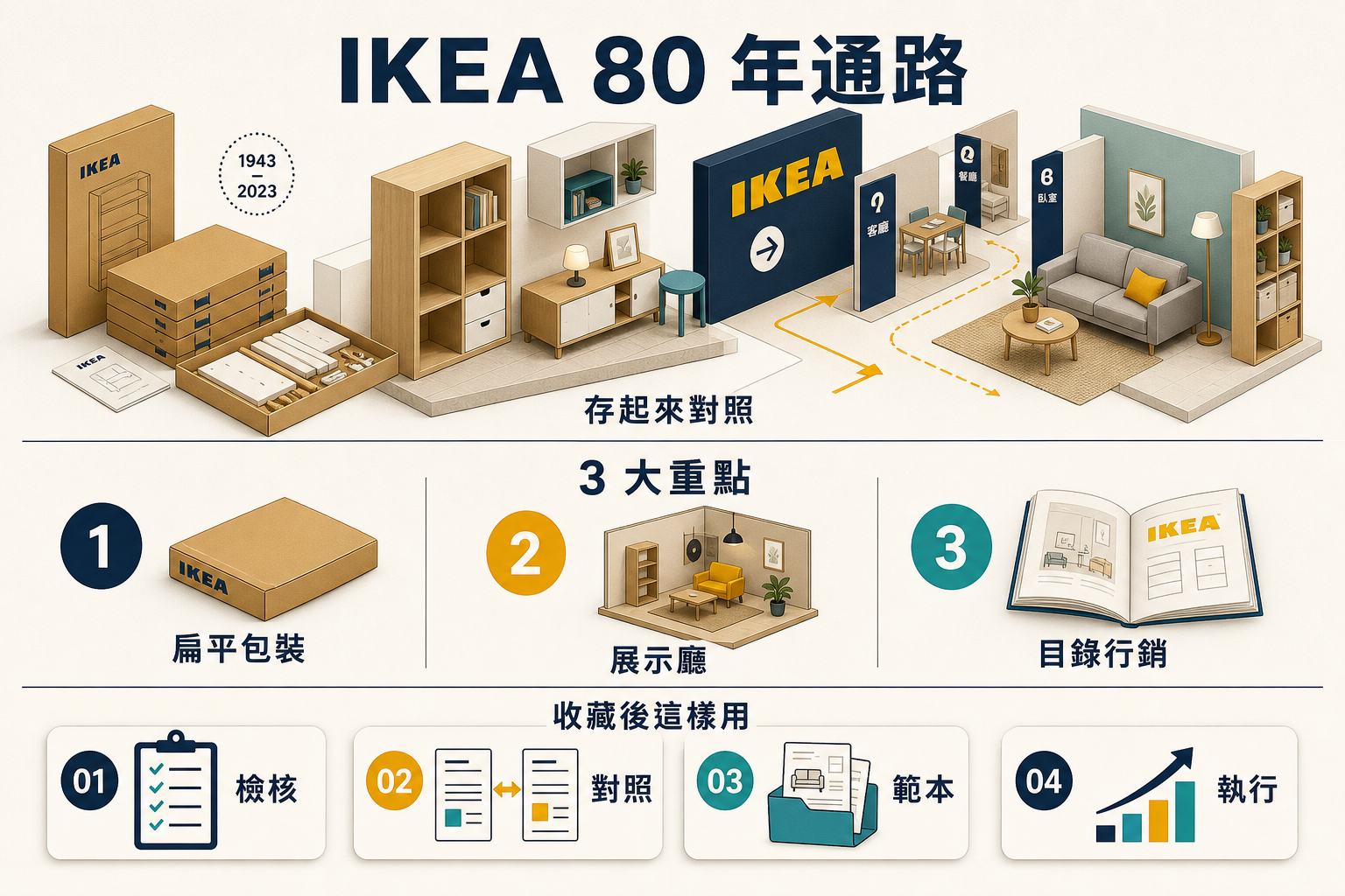 IKEA 80 年通路體驗完整檢核:3 大護城河 + 台灣品