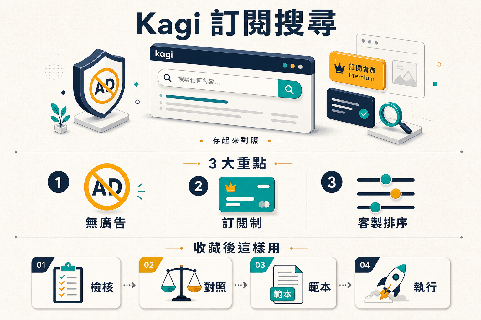 Kagi 3 年 10 萬付費用戶 訂閱式搜尋引擎完整檢核
