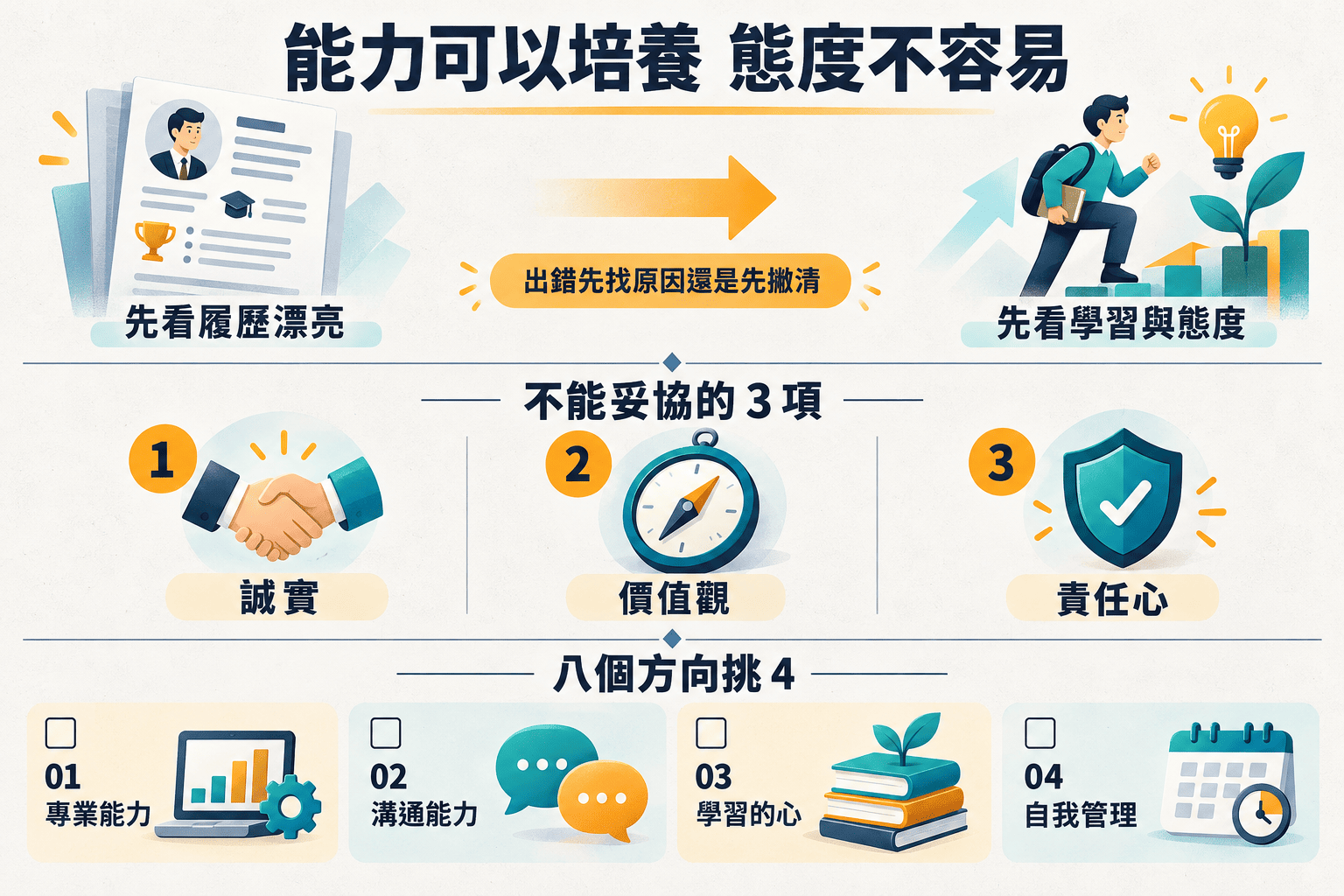 【思維升級】我怎麼選人一起共事|八個評估方向,隔了八年重寫一次