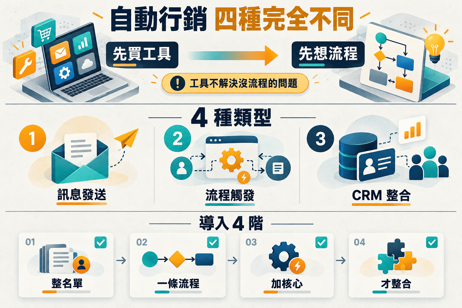 【商業案例】自動行銷軟體怎麼選|4 種類型對照 + 導入前必問 5 題